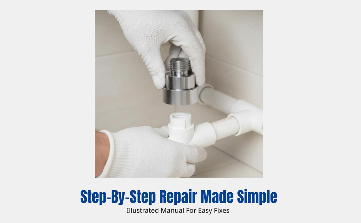PPR Internal Thread Repair Kit, Pipe Crack Extractor, Quick Replacement, No Wall Breaking