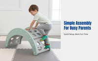Kids Multi-Functional Climbing Rack, Storage Shelf, Book Display, Rocking Chair, Study Table, HDPE