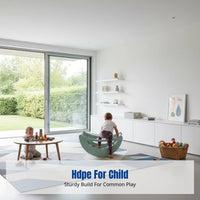 Kids Multi-Functional Climbing Rack, Storage Shelf, Book Display, Rocking Chair, Study Table, HDPE