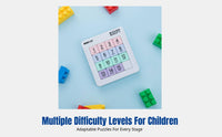Sudoku Logic Game, Number Sliding Toy, Educational Math Toy for Kids, Multiple Difficulty