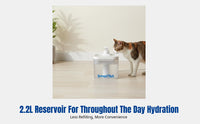 Automatic Pet Water Circulation, Smart Drinking Fountain, Large Capacity, Easy to Clean