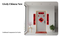 2026 Seasonal Holiday Door Couplets, Creative Entryway Decor