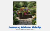 Stainless Steel Planter Box, Outdoor Divider, Modern Landscape Flower Rack, Combination Fence