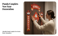Holiday Couplets Set 2025, Door Blessing Sticker, Entryway Decor, Lunar New Year Home Kit