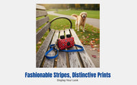 Dog Waste Bag Dispenser, Thick Pet Waste Bag, Roll Design, Stylish Print, Portable, Durable Neoprene