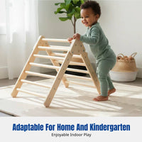 Multifunctional Indoor Climbing Frame, Tactile Training Toy, Slide, Hanging Seat, Montessori Playset for Home, Preschool