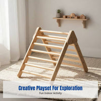 Multifunctional Indoor Climbing Frame, Tactile Training Toy, Slide, Hanging Seat, Montessori Playset for Home, Preschool