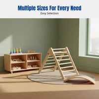 Multifunctional Indoor Climbing Frame, Tactile Training Toy, Slide, Hanging Seat, Montessori Playset for Home, Preschool