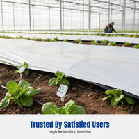 PE Greenhouse Film, Black & Light, Thickened, Sun-Blocking, Insulated, Waterproof, Farming