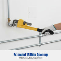 Multi-Functional Wrench, Heavy-Duty, Western Style, Adjustable Jaw, Non-Slip, Rust Resistant, Plumbing Tool