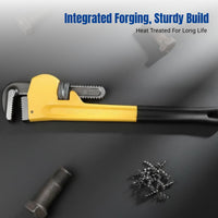 Multi-Functional Wrench, Heavy-Duty, Western Style, Adjustable Jaw, Non-Slip, Rust Resistant, Plumbing Tool