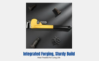 Multi-Functional Wrench, Heavy-Duty, Western Style, Adjustable Jaw, Non-Slip, Rust Resistant, Plumbing Tool