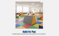 Kids Parkour Fitness Equipment, Perceptual Training Set, Adjustable Hop Box, Obstacle Board, for Early Education, Home