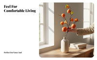 Artificial Persimmon Arrangement, Lifelike Fruit Decor, High-End Living Room Display, New Year Decoration