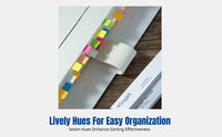 Mini Sticky Notes, Colorful Tabs, Portable Notepad, Reusable Book Markers