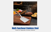 Stainless Steel Teppanyaki Cooking Tool, Pancake, Steak, Flatbread, Custom Branding