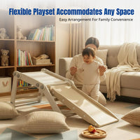 Toddler Indoor Slide & Climbing Frame, Interactive Training Toy, Foldable Playset, Multi-Shape, Random Delivery