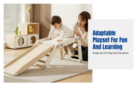 Toddler Indoor Slide & Climbing Frame, Interactive Training Toy, Foldable Playset, Multi-Shape, Random Delivery