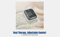 Neck Support With Heat, U-Shaped Cervical Pillow, Adjustable Temperature, Vibration Massage, For Home And Office