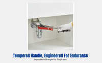 Cast Strap Wrench, Western Style Aluminum Handle, Multi-Model, Durable, Versatile for Plumbing