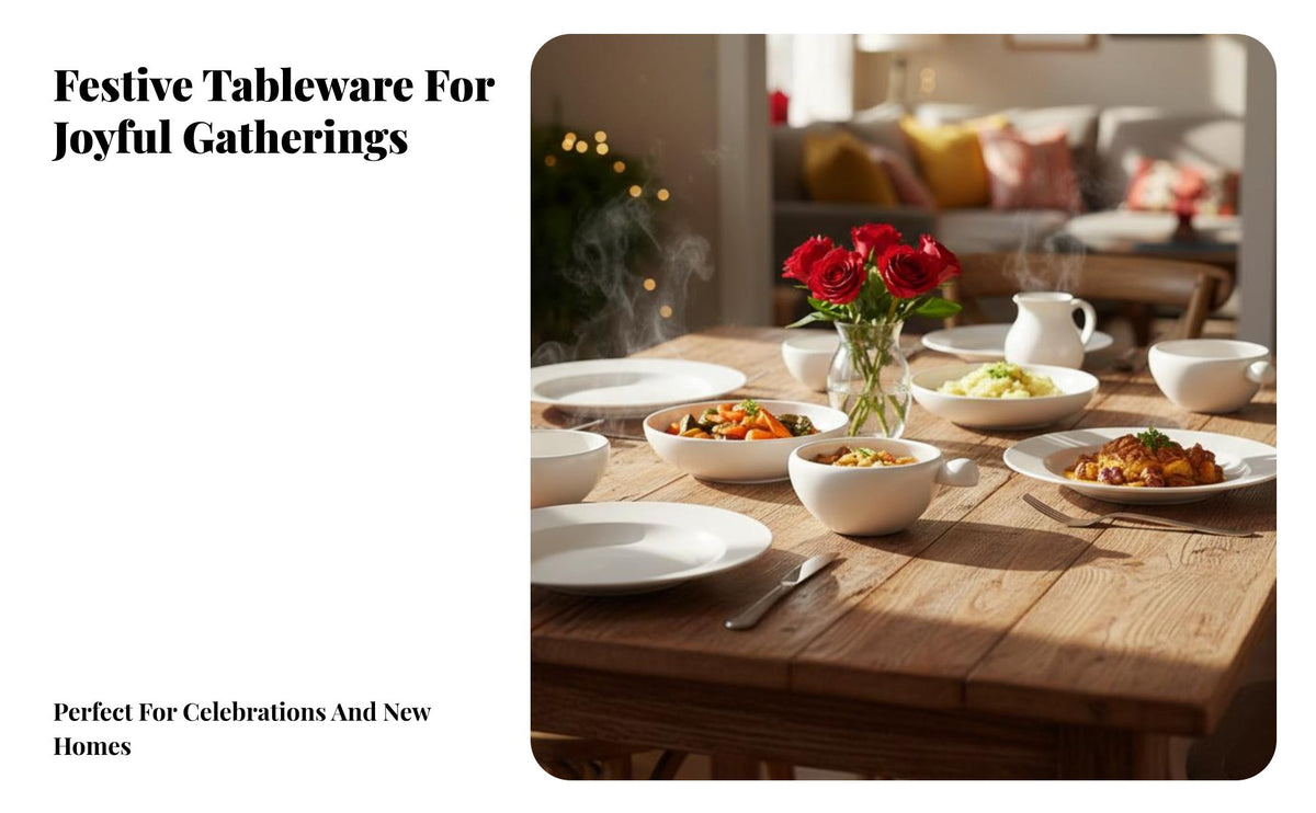 Ceramic Dinnerware Set, Handle Round Bowl, Large Capacity, Minimalist Design, Home Use, Assorted Colors