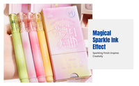 Floral Overture Glow Highlighter Pen, Luminous Series, Pastel Colors, Notebook Marker, Girls, Trendy Design