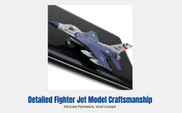 Alloy F-16 Fighter Jet Model, Military Aircraft Collectible, Boxed Display Toy