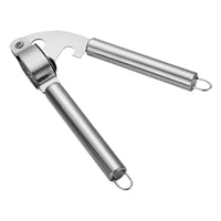 Garlic Press Removable Compartment Kitchen Tool Rust Resistant Ergonomic Handles for Chefs, People with Weak Grip, Restaurants
