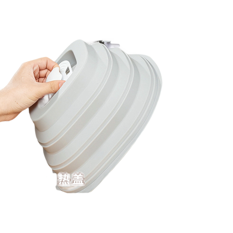 Magnetic Anti-Splash Foldable Microwave Cover with Food-Grade Silicone