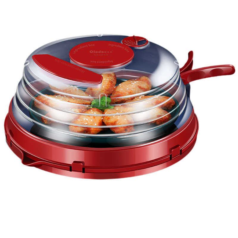 Multifunctional Foldable Microwave Oven Cover with Food-Grade Silicone